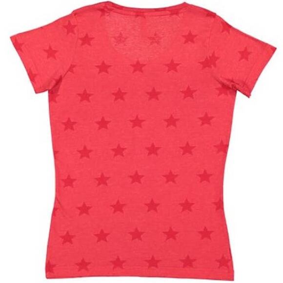 Code Five Tee Shirt Bundle of Four (4) Star Print and Hot Pink Ladies Size Small - Picture 7 of 12